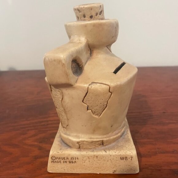 Paula Plastic 6" BOOZE MONEY Bank Figure Figurine Vintage Made In USA 1974 - Picture 3 of 7